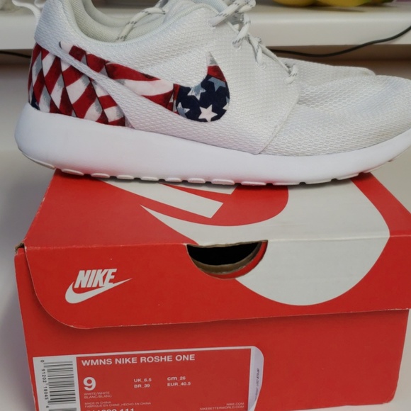 Custom Nike Roshe One American Flag Usa 